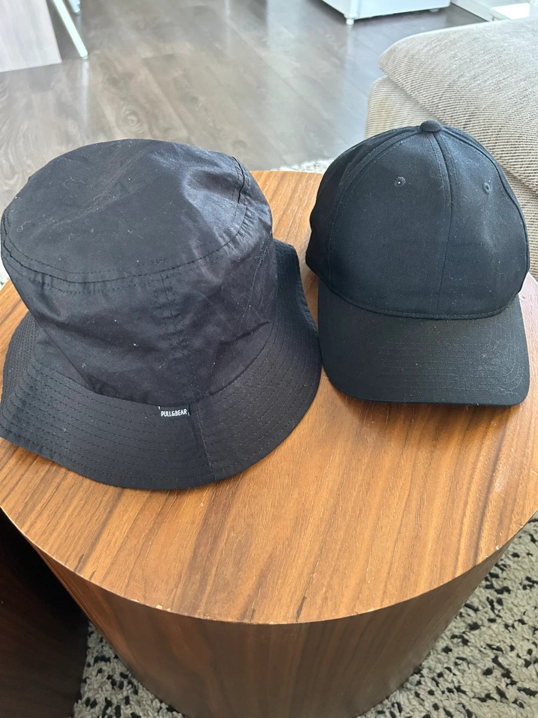 NEW! Yupoong Black Cap & PULL & BEAR Bucket Hat