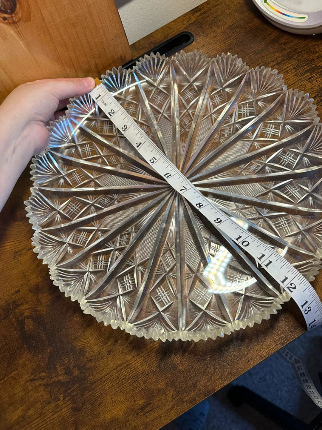 Vintage Crystal Serving Dish - photo 2