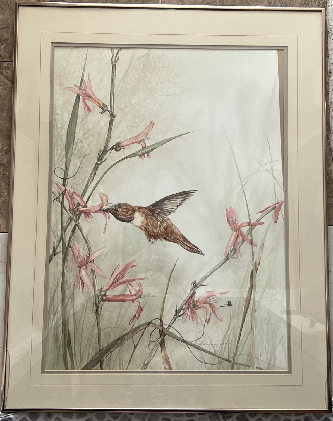 Catherine Simpson Hummingbird Art Print - photo 2