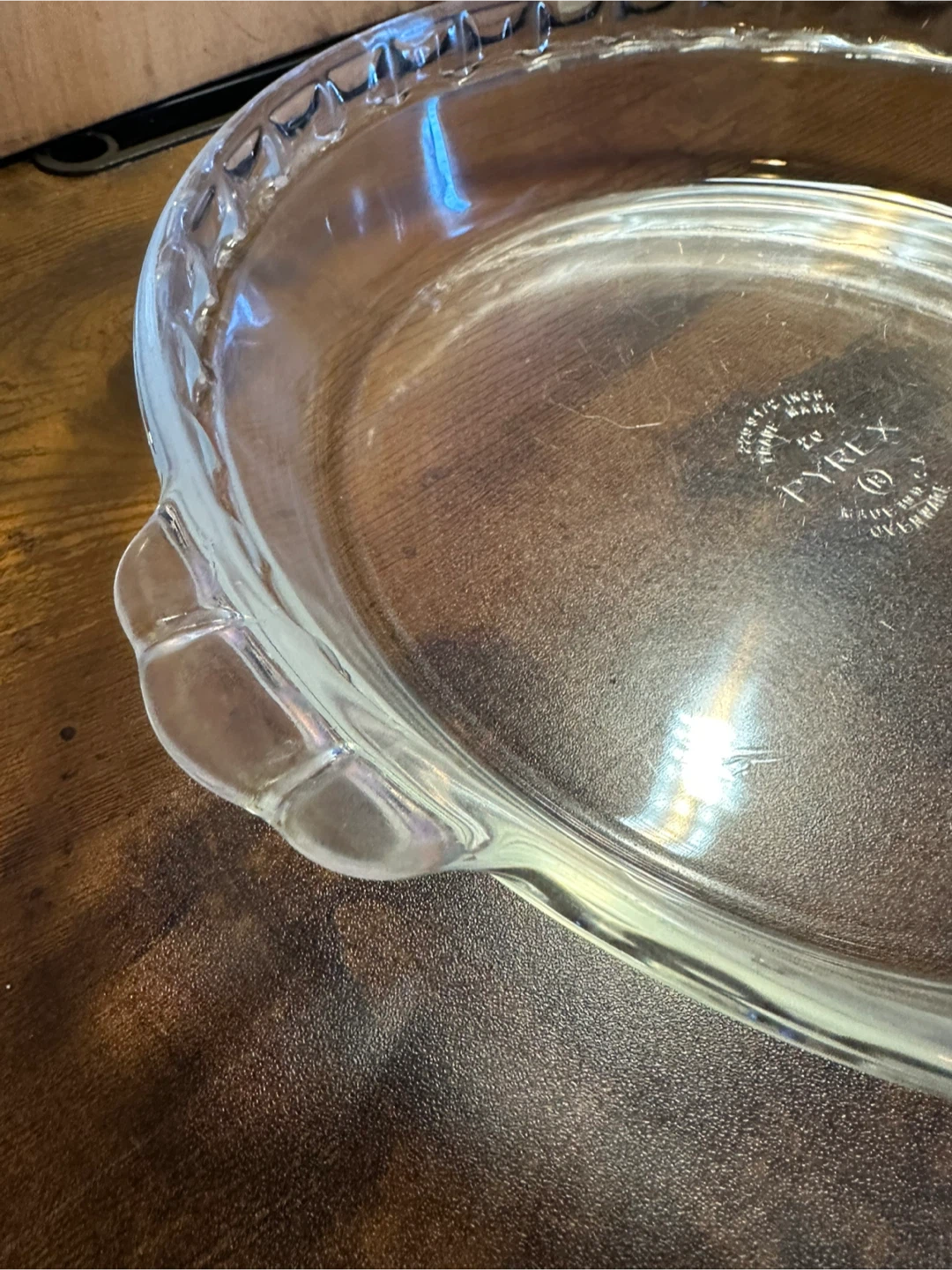 Pyrex Glass Pie Plate - photo 3