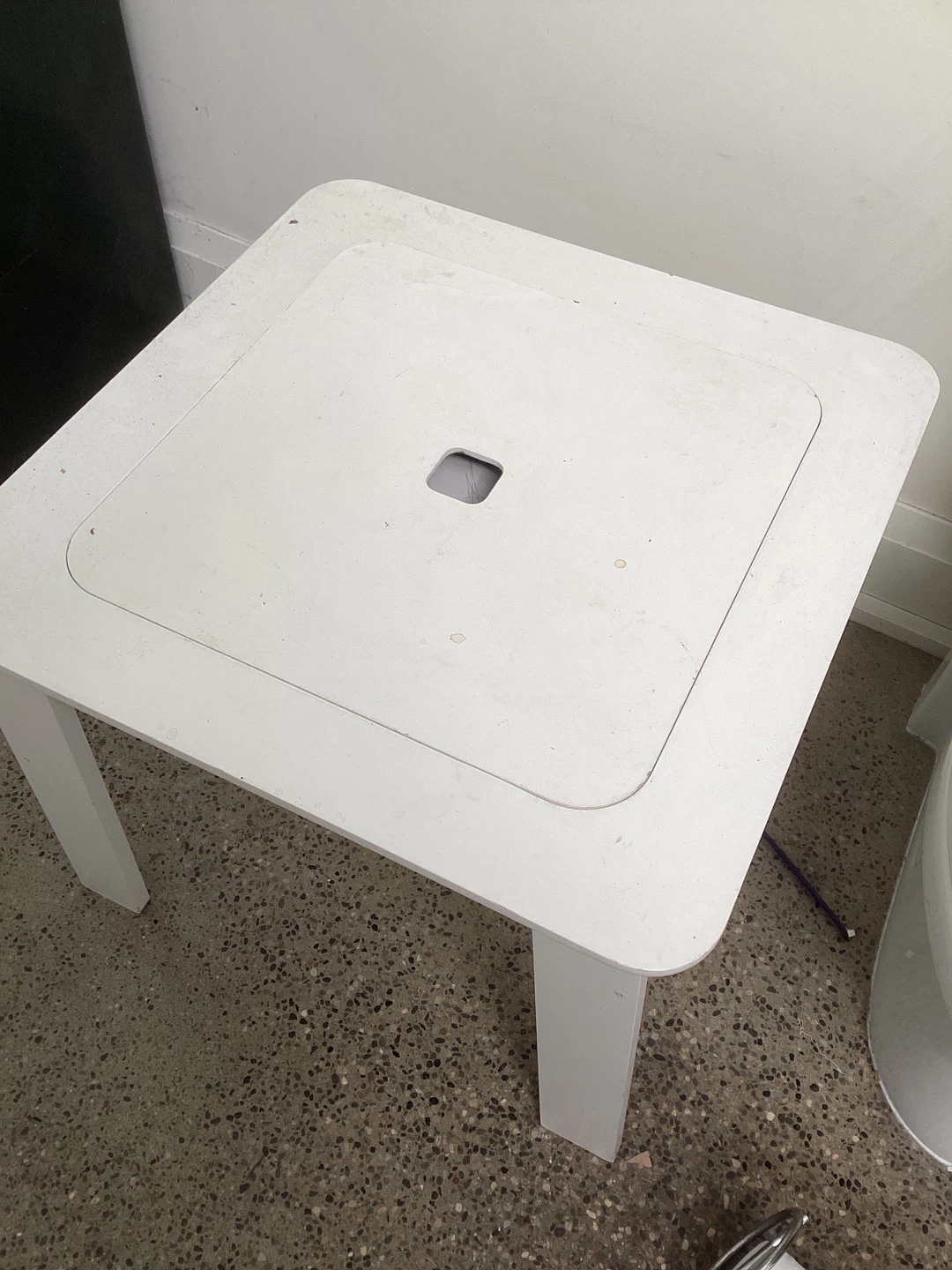 White Pkolino Kids Table with Storage