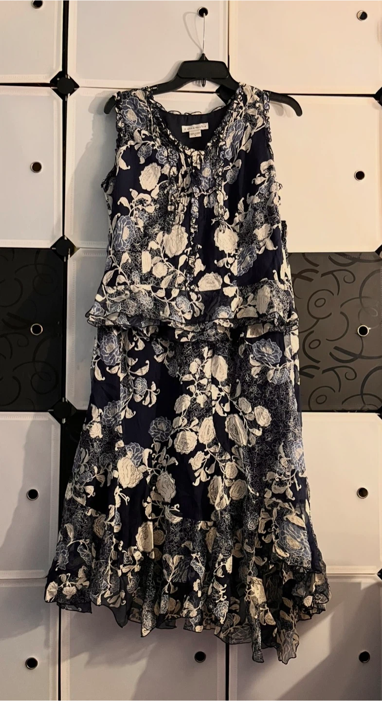 Bianca Nygard Top & Skirt Set - Navy Floral