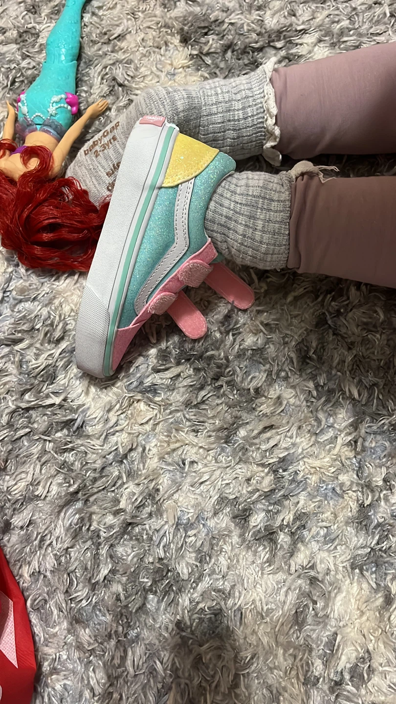 Vans Old Skool Glitter Toddler Shoes