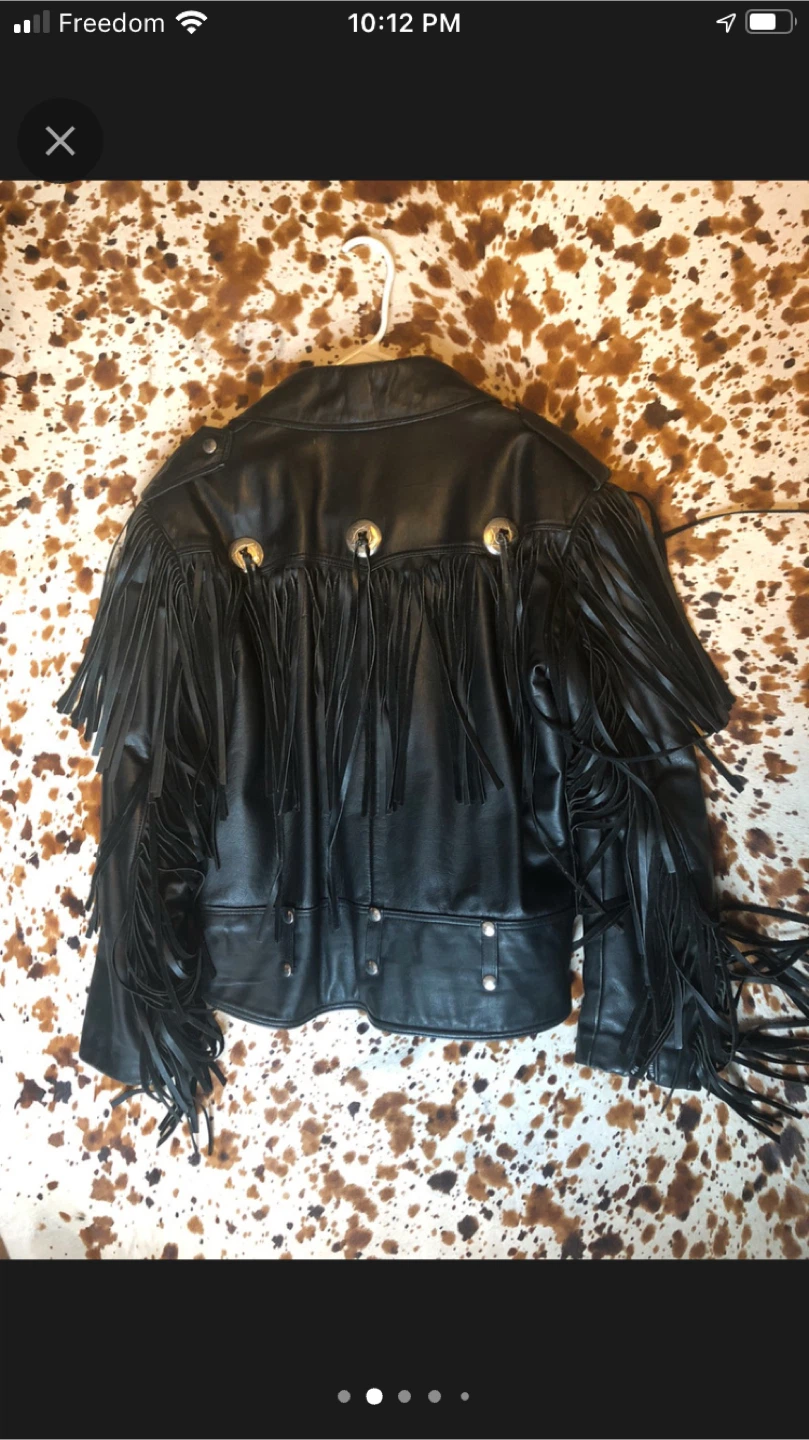 Golden Crown By Bristol Leather Fringe Jacket - photo 2