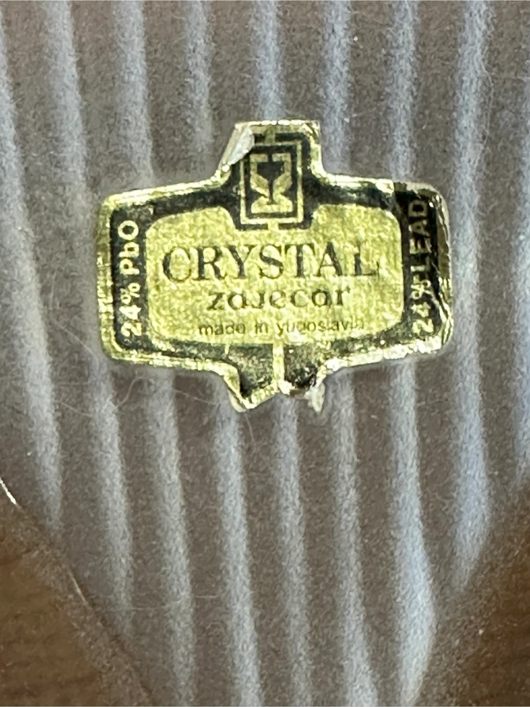 Vintage Zajecar Crystal Flower Dish - photo 2