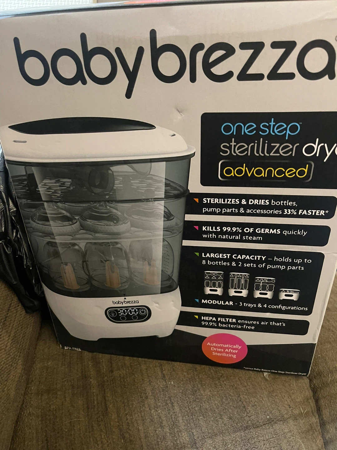 Baby Brezza One Step Sterilizer Dryer Advanced