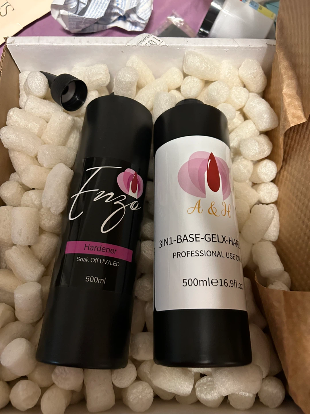 Enzo Hardener & A&H 3-in-1 Gel