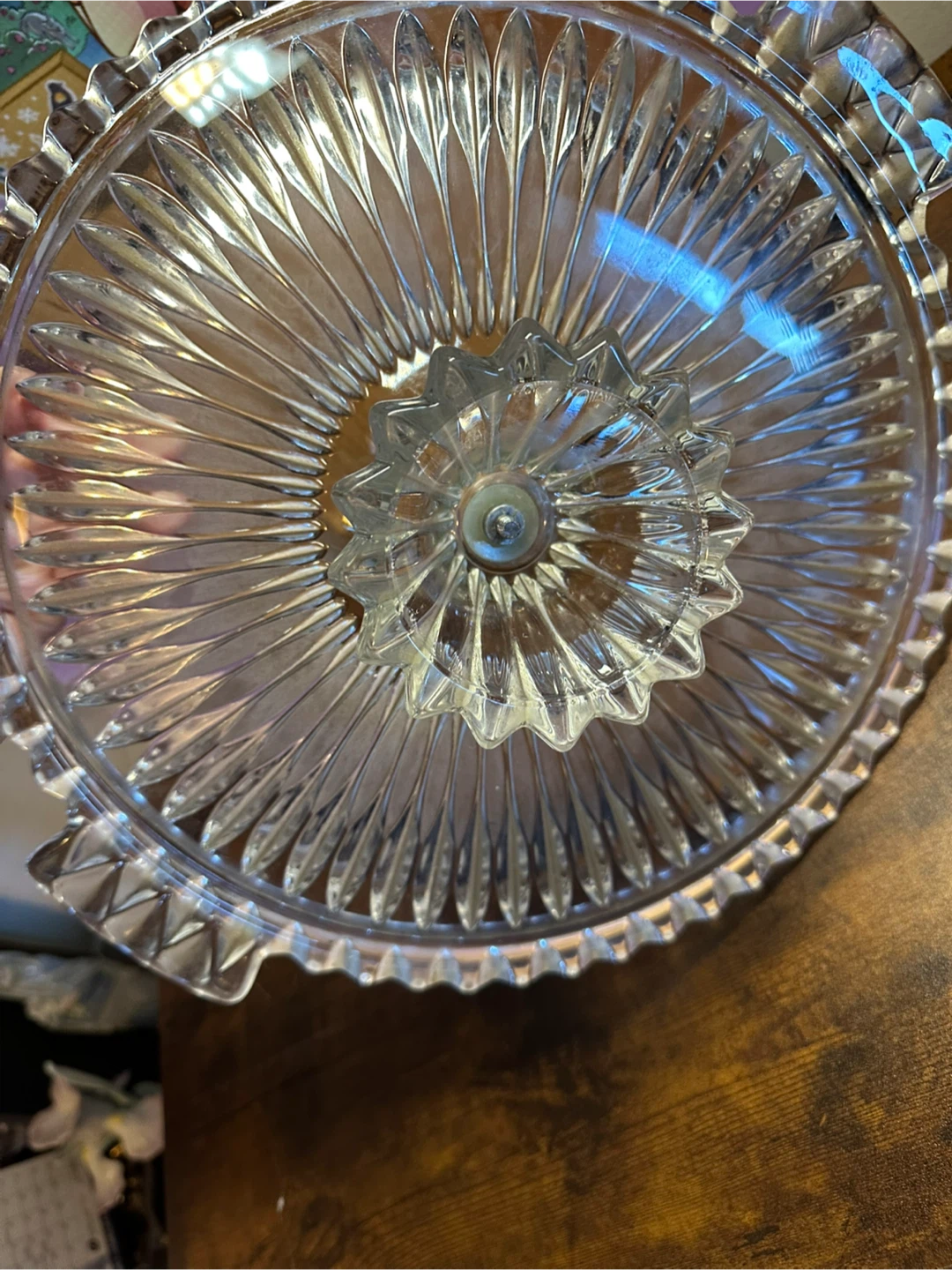 Frosted Glass Cake Stand - photo 3
