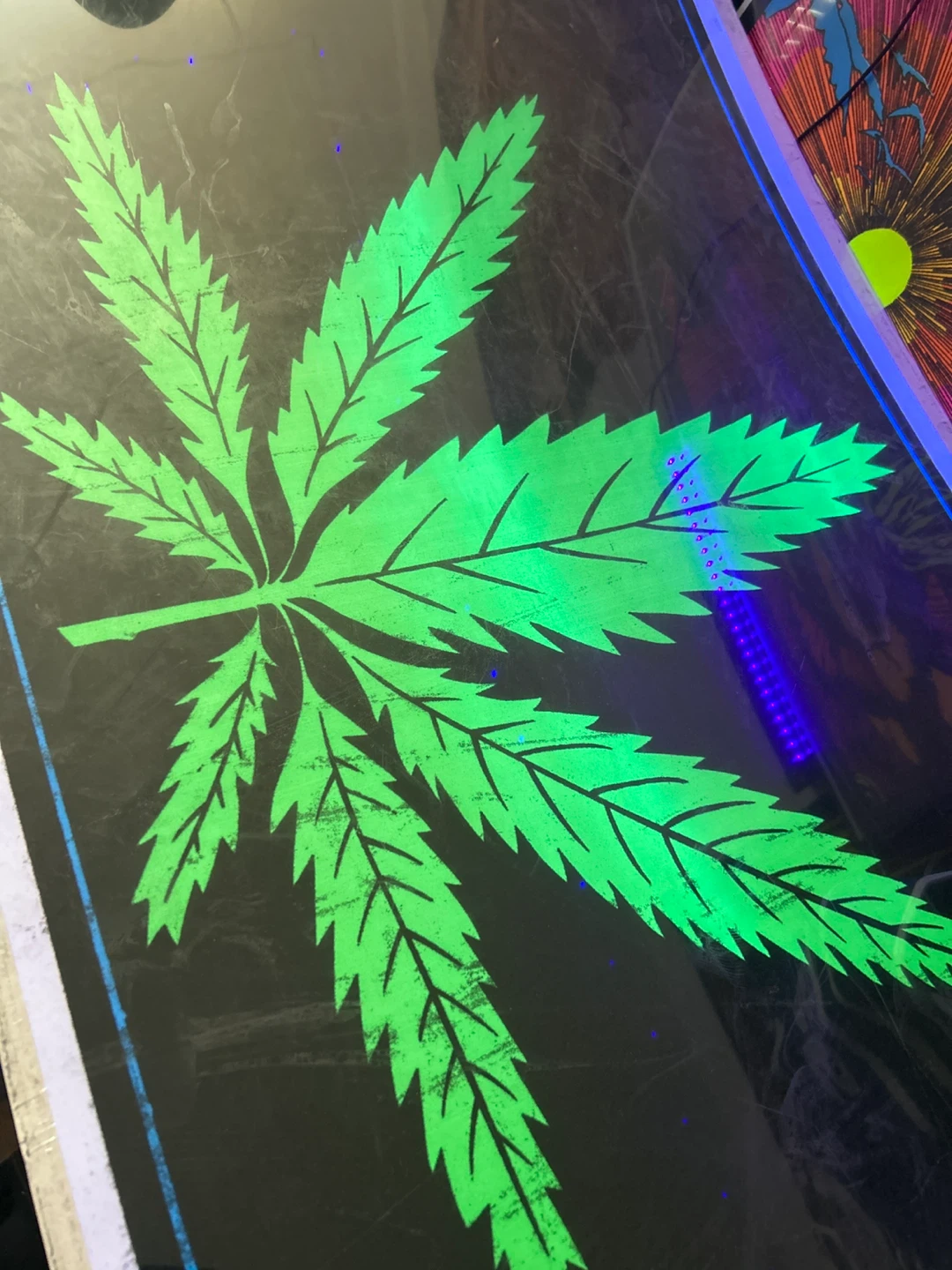 Sealed Glow in the Dark Leaf Poster (multiples available)