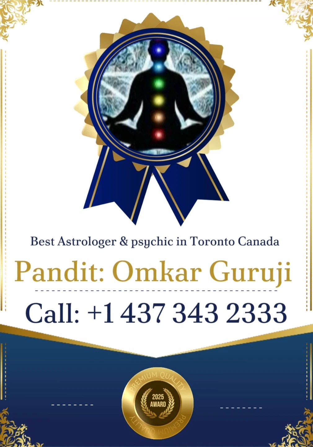 Astrologer Omkar Guruji Psychic Services Toronto
