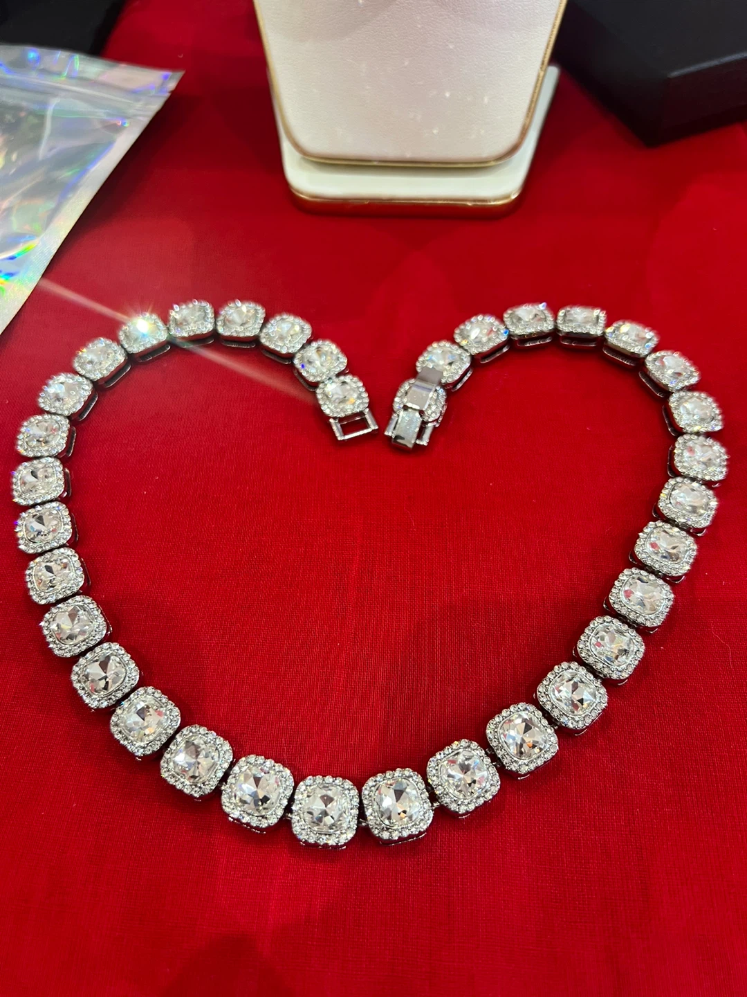 Sparkling Crystal Tennis Necklace - photo 3