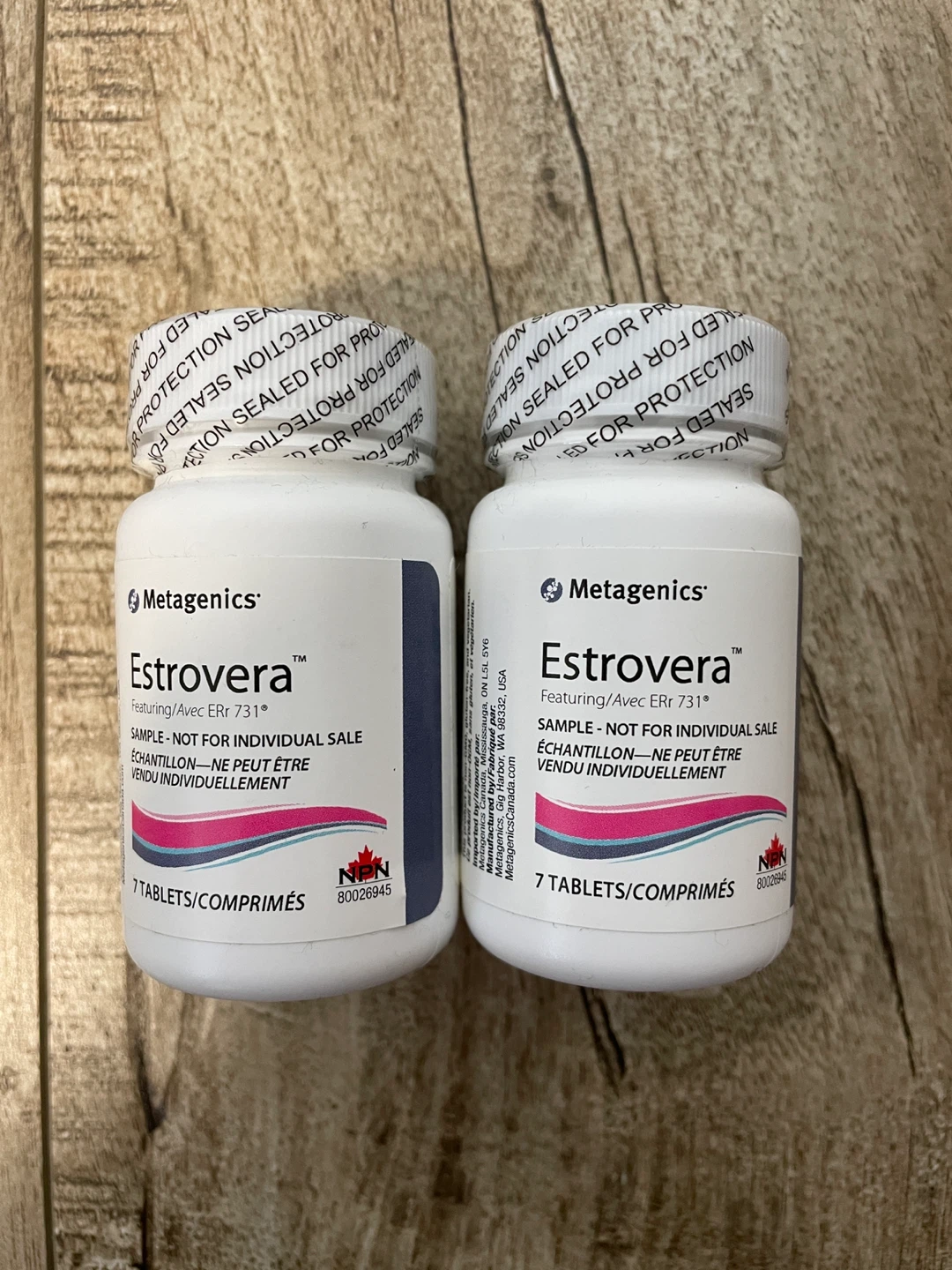 Free 🎉 Metagenics Estrovera Sample Tablets (2 bottles)