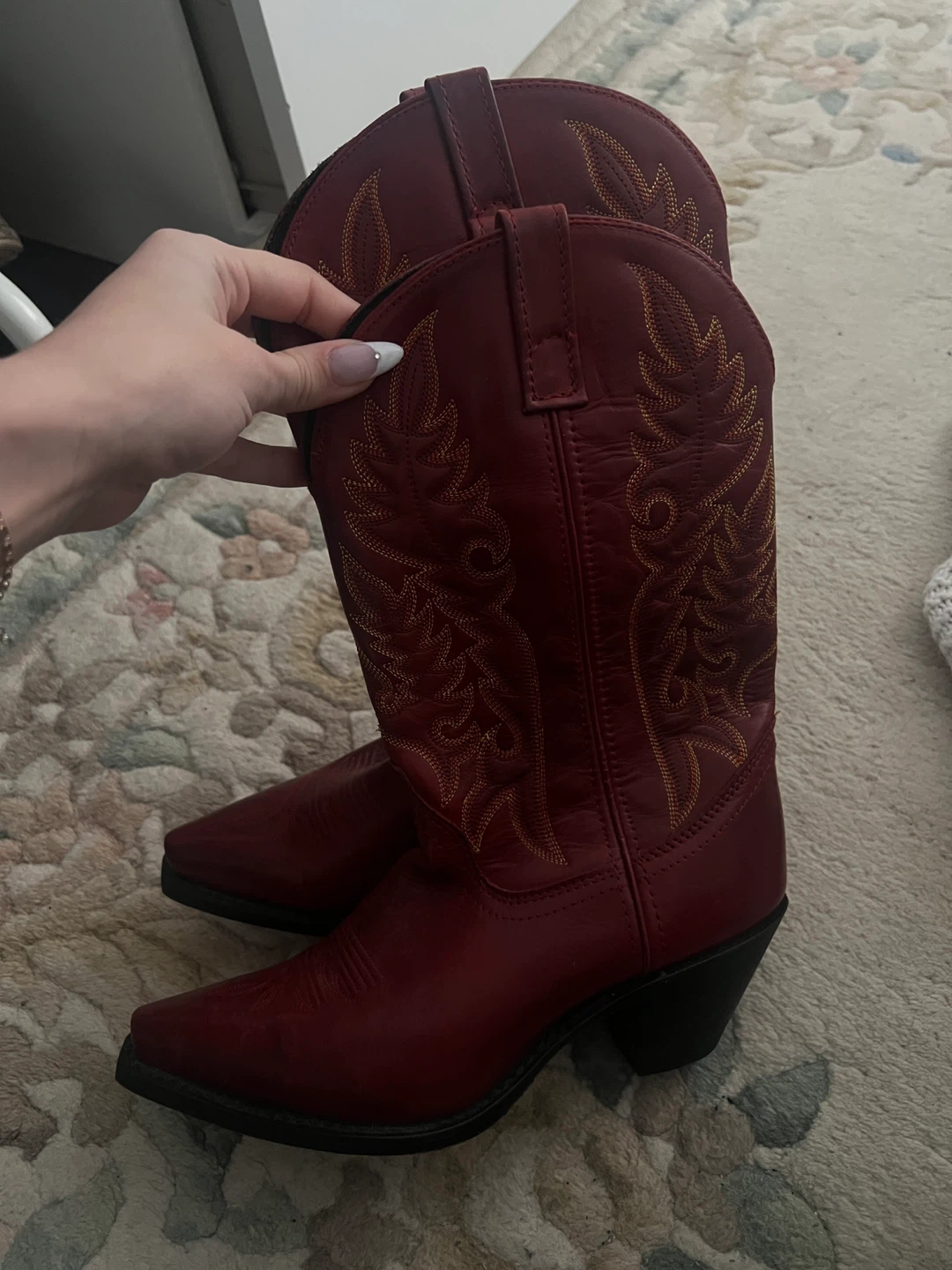 Laredo Red Cowboy Boots