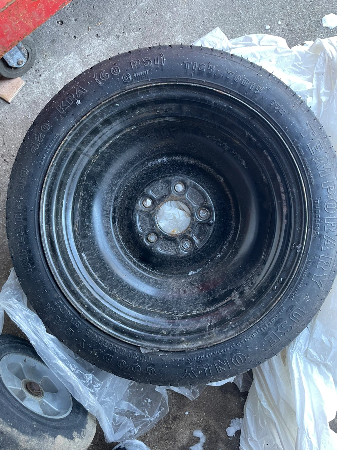 Honda Civic extra tire / wheel