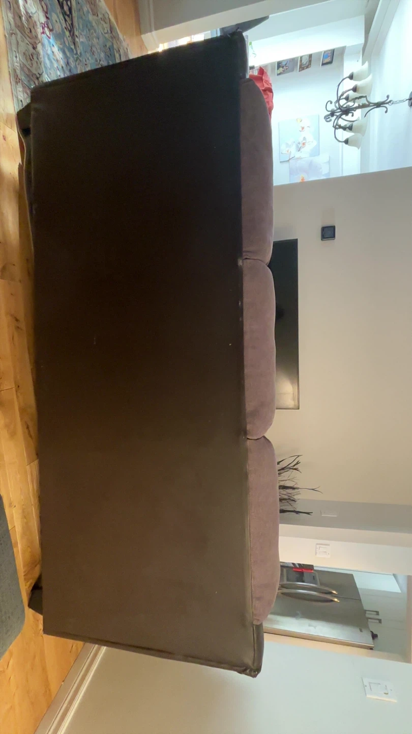 Brown & Grey Sectional Sofa - photo 3