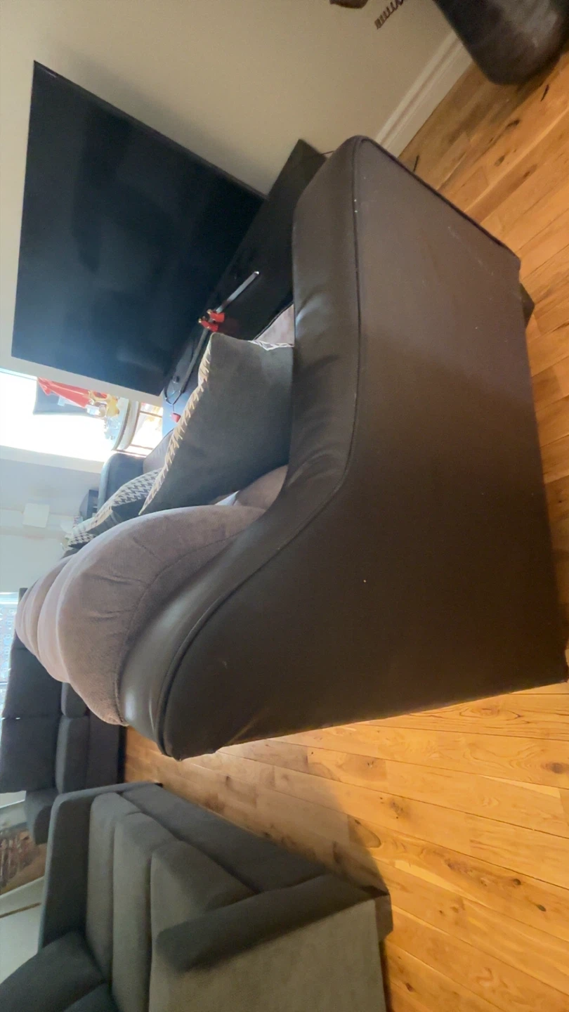Brown & Grey Sectional Sofa - photo 2