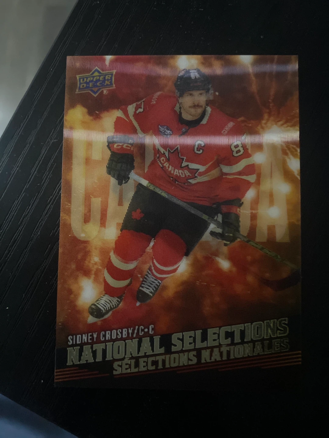Upper Deck Sidney Crosby National Selections Hockey Card