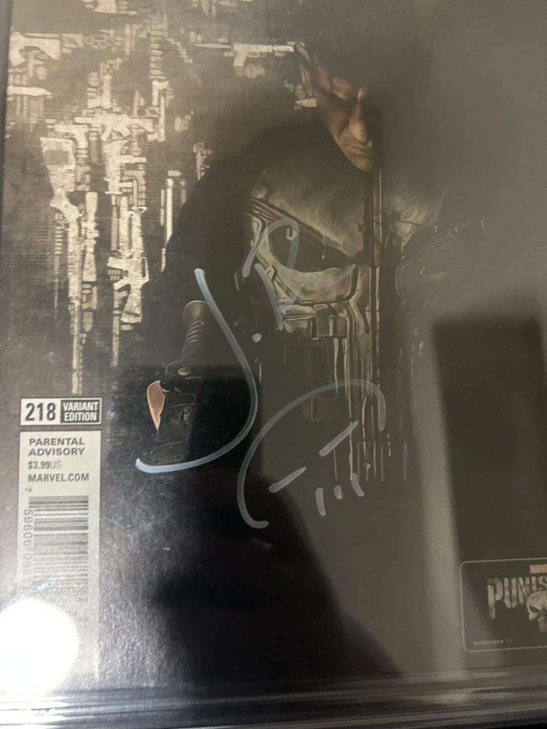 CGC 9.4 Punisher #218 Signed by Jon Bernthal - photo 2