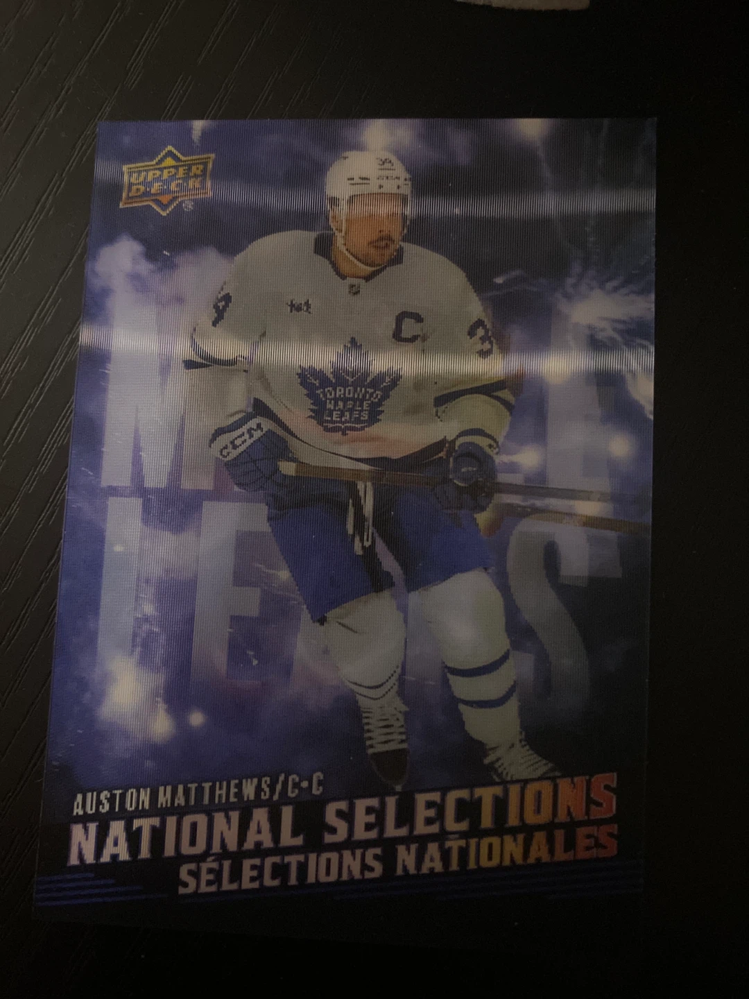 Auston Matthews National Selections Hockey Card 2025-2026