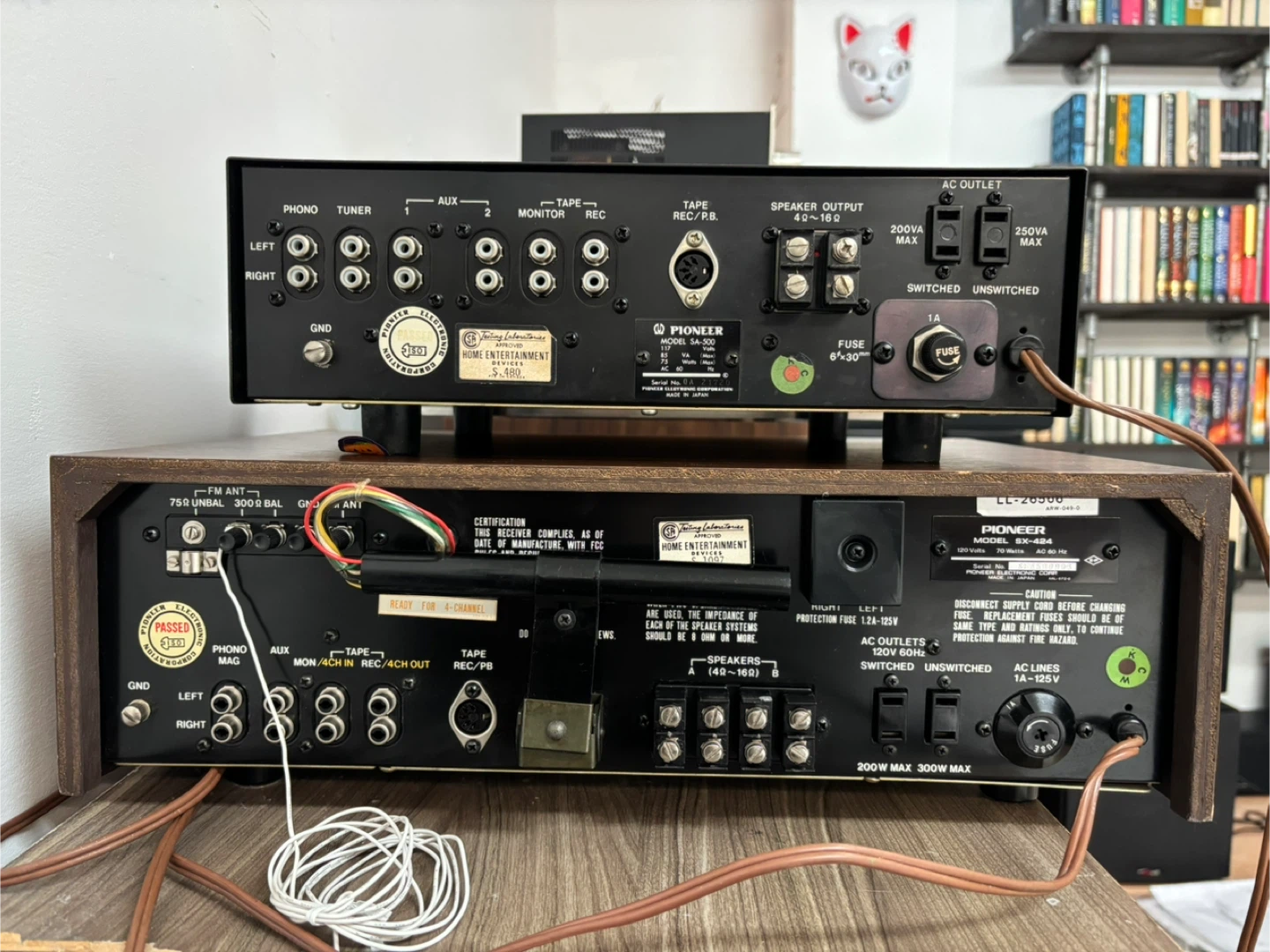 Pioneer Stereo Amplifier SA-900 and Receiver SX-424
