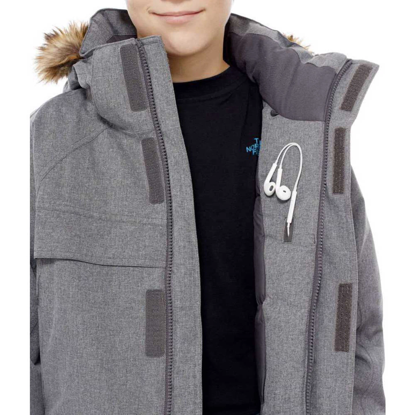 The North Face Youth Parka - Size M (10/12) - Grey