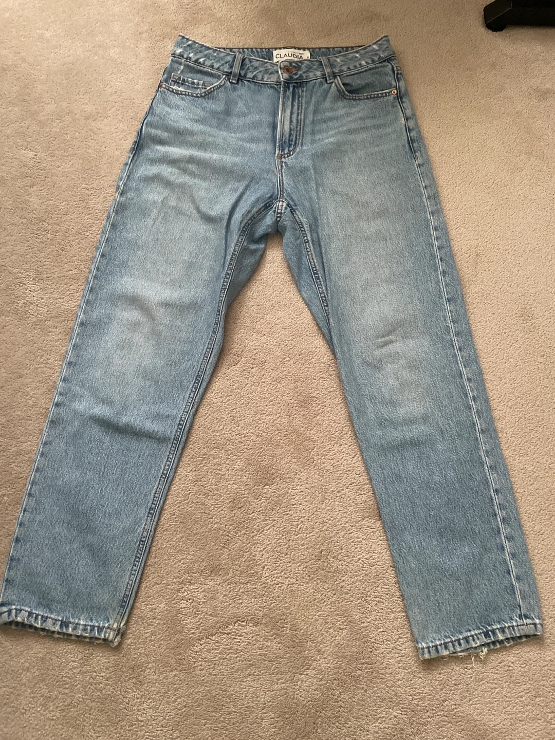 Claudia Women's Light Wash Denim Jeans