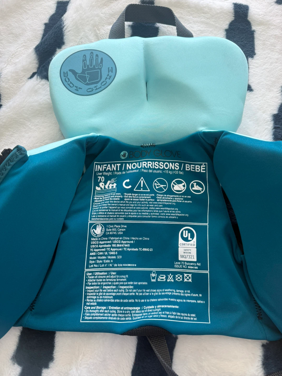 Body Glove Infant Life Jacket - photo 2