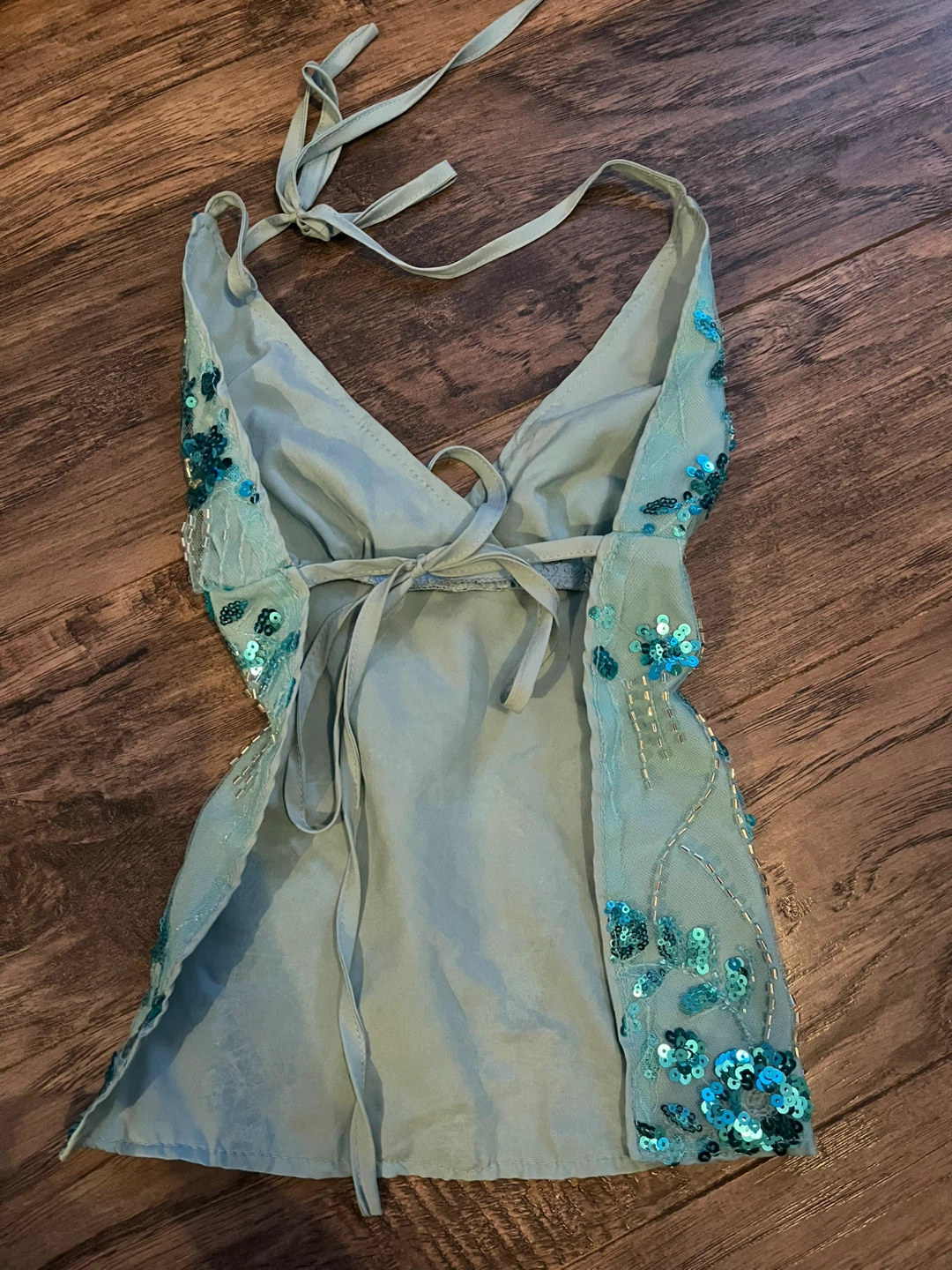 SHEIN Beaded Halter Top - photo 3