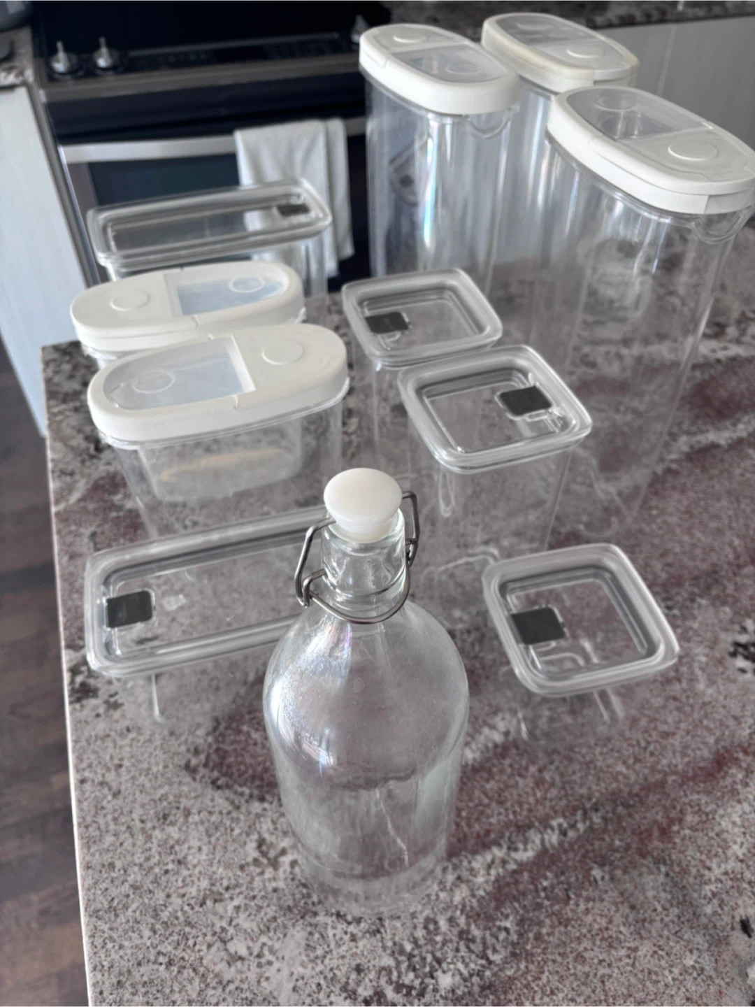 Pantry storage containers (moving sale)