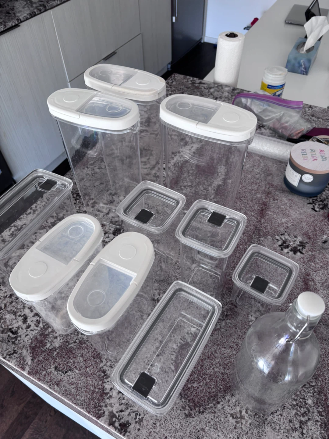 Pantry storage containers (moving sale) - photo 2