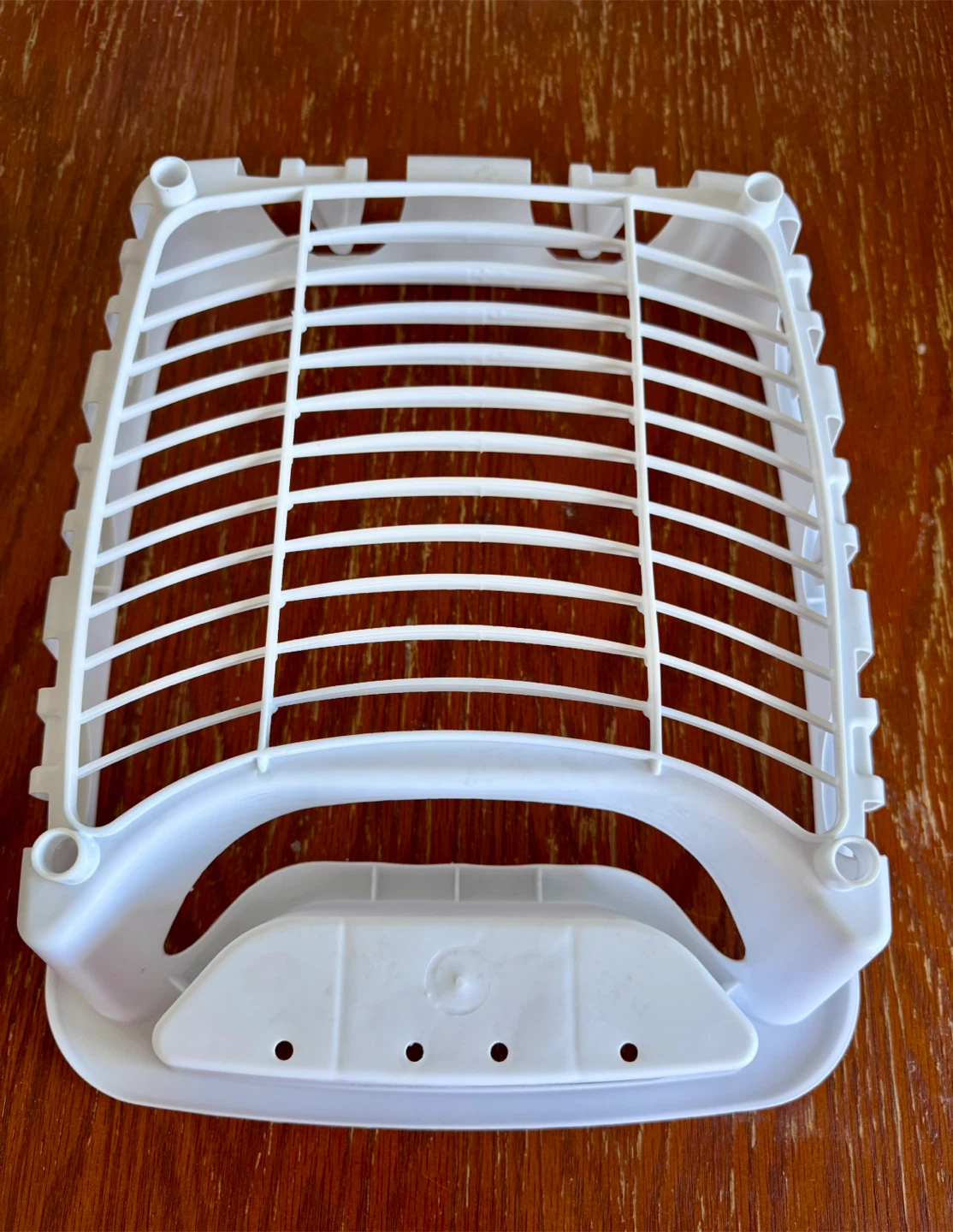 White Plastic Dish Drying Rack - photo 2