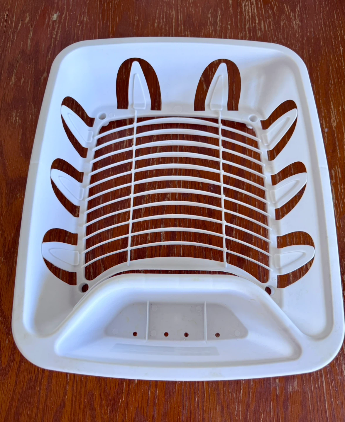 White Plastic Dish Drying Rack
