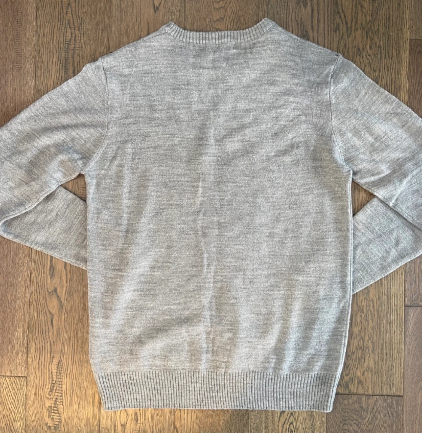 LIKE NEW: H&M Boys Grey Reindeer Sweater (Size 12-14T) - photo 4