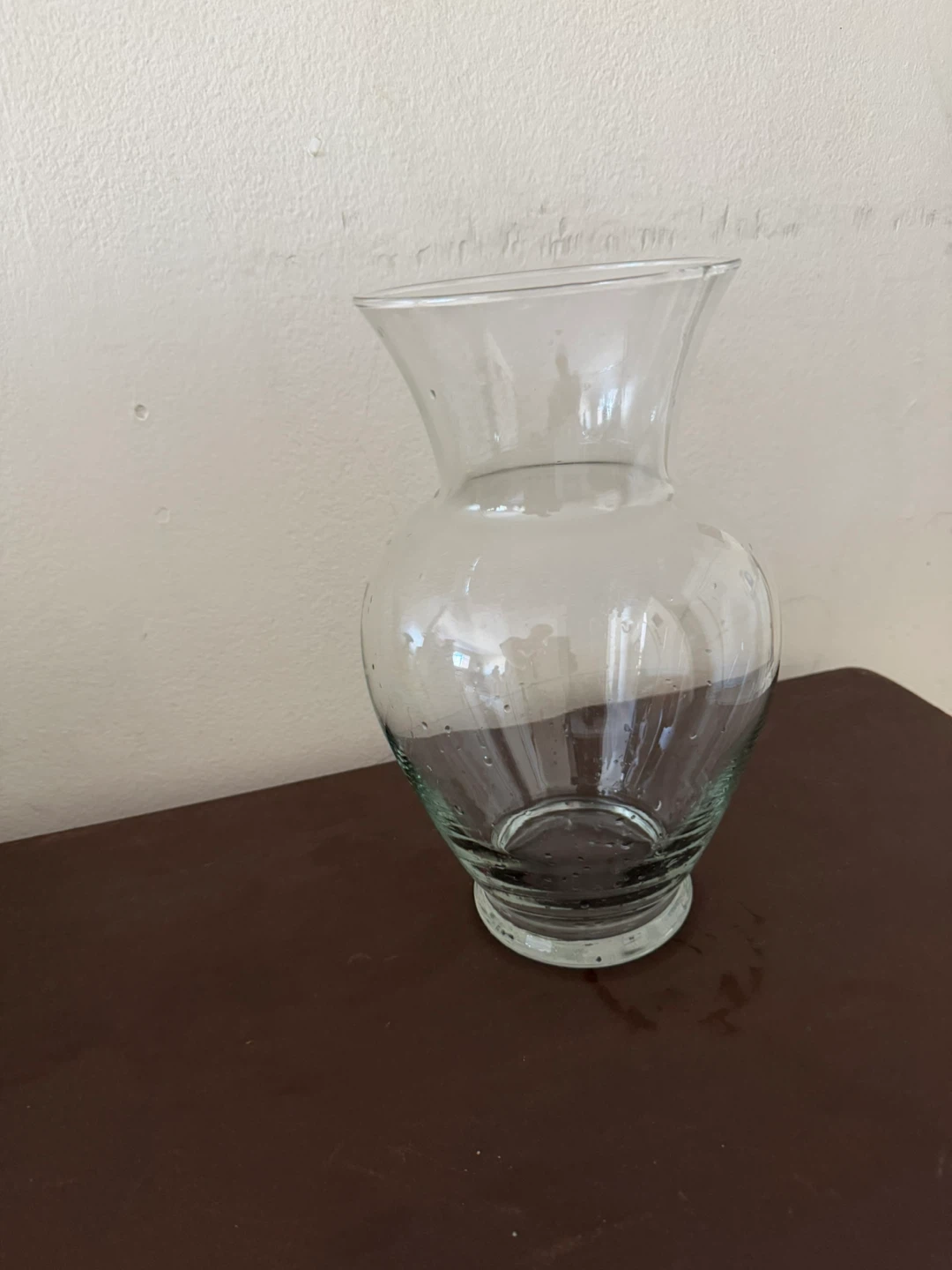 Clear Glass Vase