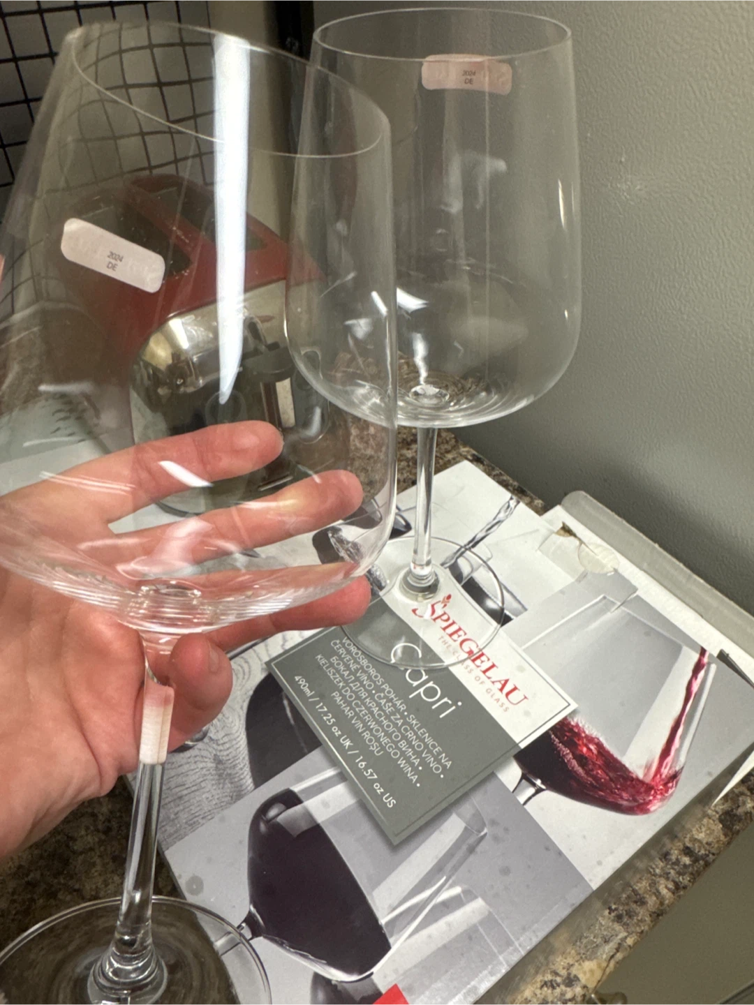 Spiegelau Capri Burgundy Wine Glasses (Set of 2) - photo 2