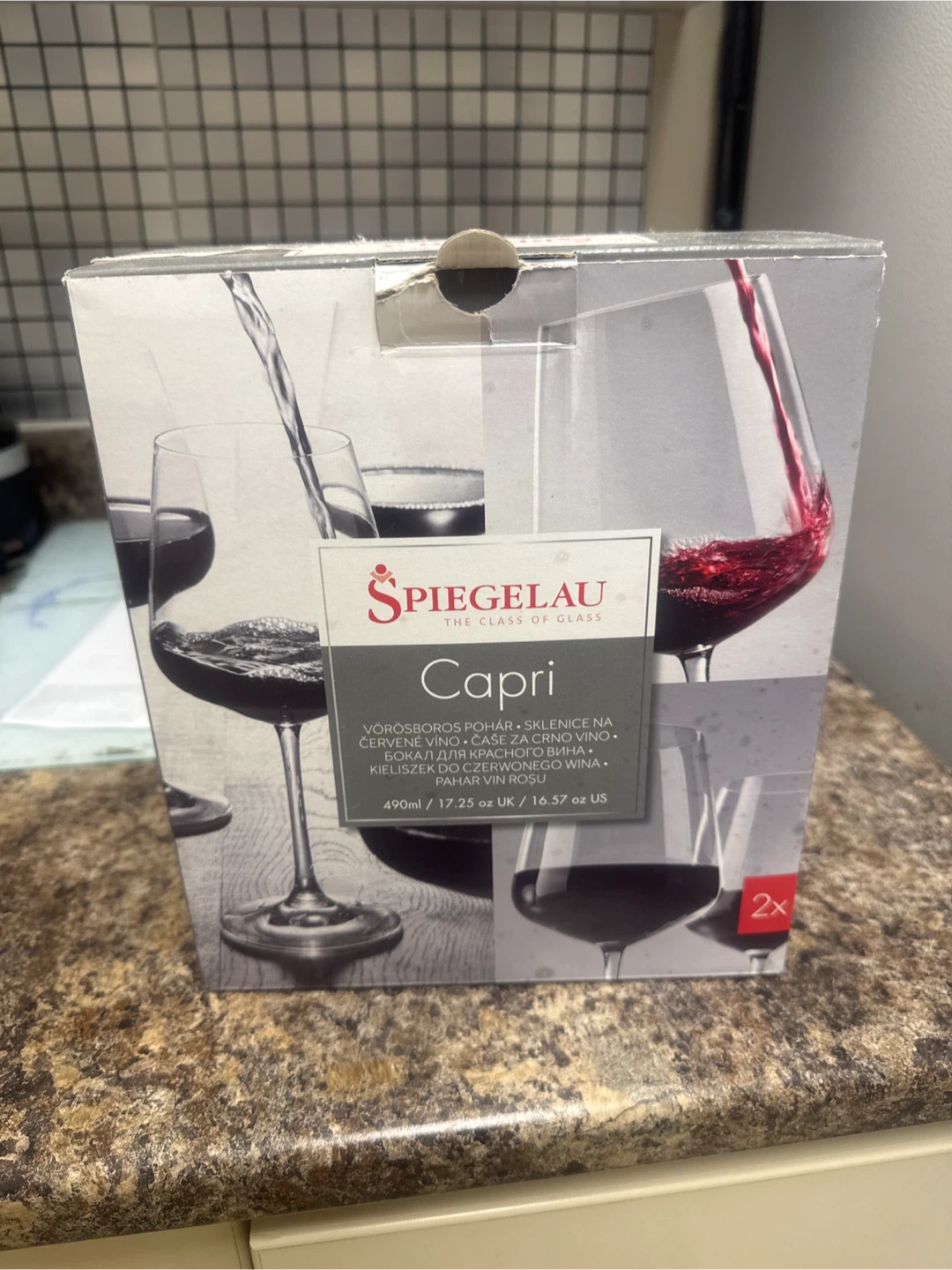 Spiegelau Capri Burgundy Wine Glasses (Set of 2)