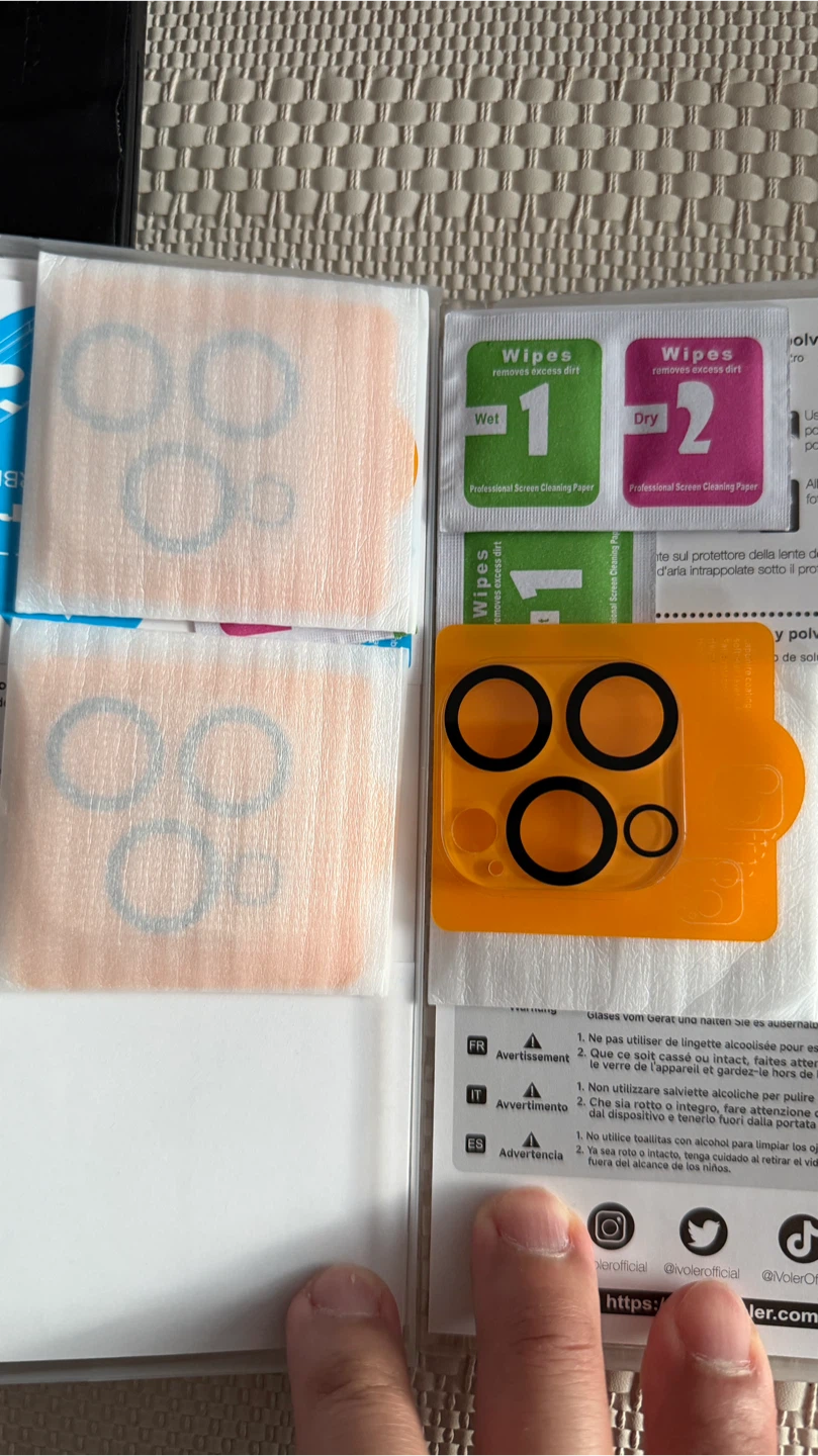 Bundle: Glass Screen/Camera Protector Iphone 14 Pro Max