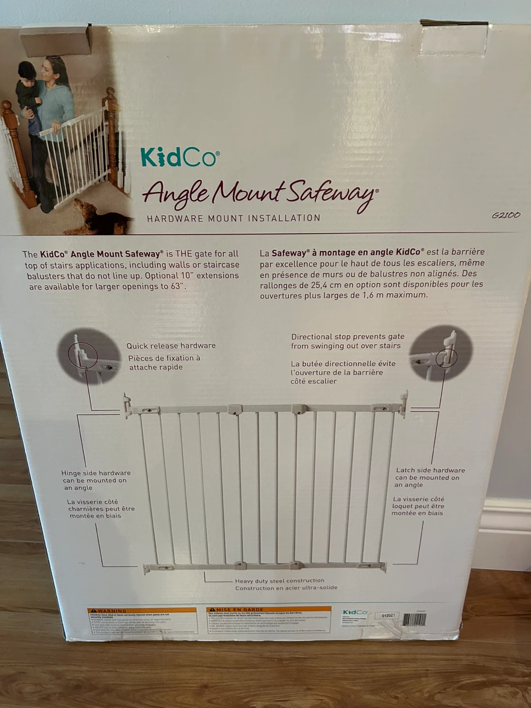 KidCo Angle Mount Safeway Baby Gate - photo 2