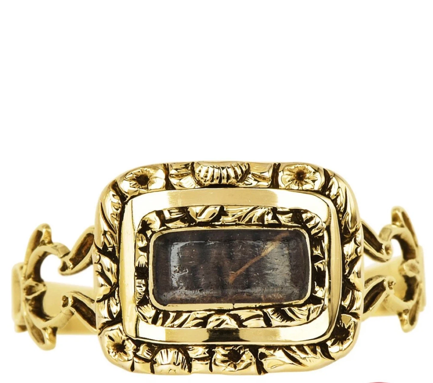 Antique 14k gold Georgian  Mourning Ring