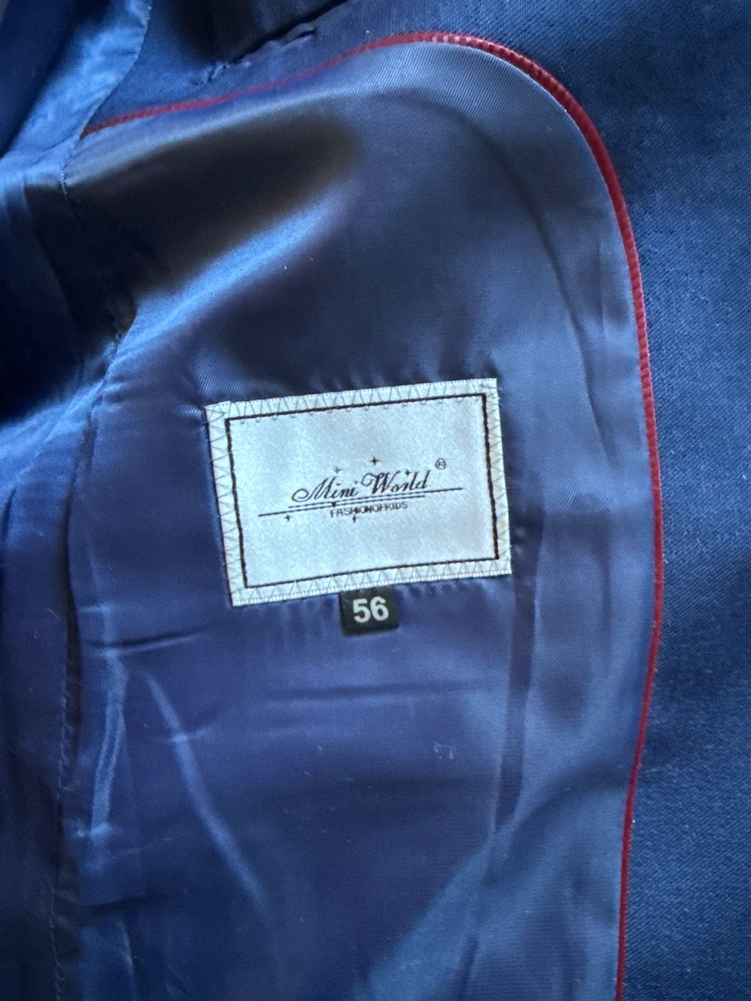 Mini World Blue Suit Vest and Blazer Set - photo 4