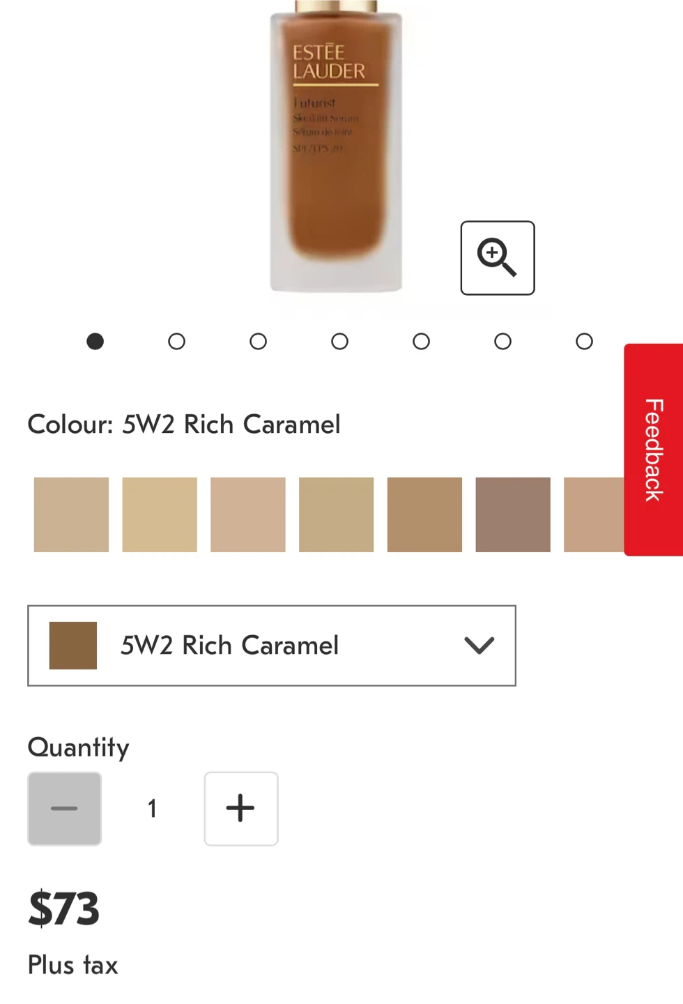 Estée Lauder Futurist Skin Tint Serum SPF 20 - 5W2 Rich Caramel - photo 3
