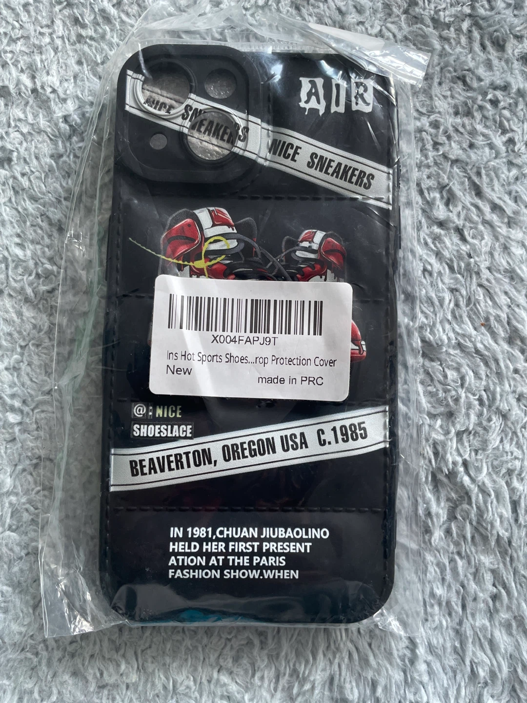 Ins Hot Sports Shoes Drop Protection Cover for iPhone - photo 2