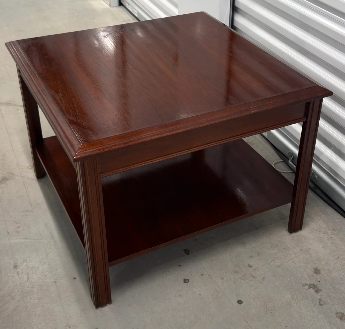 Solid Wood End Table - photo 2