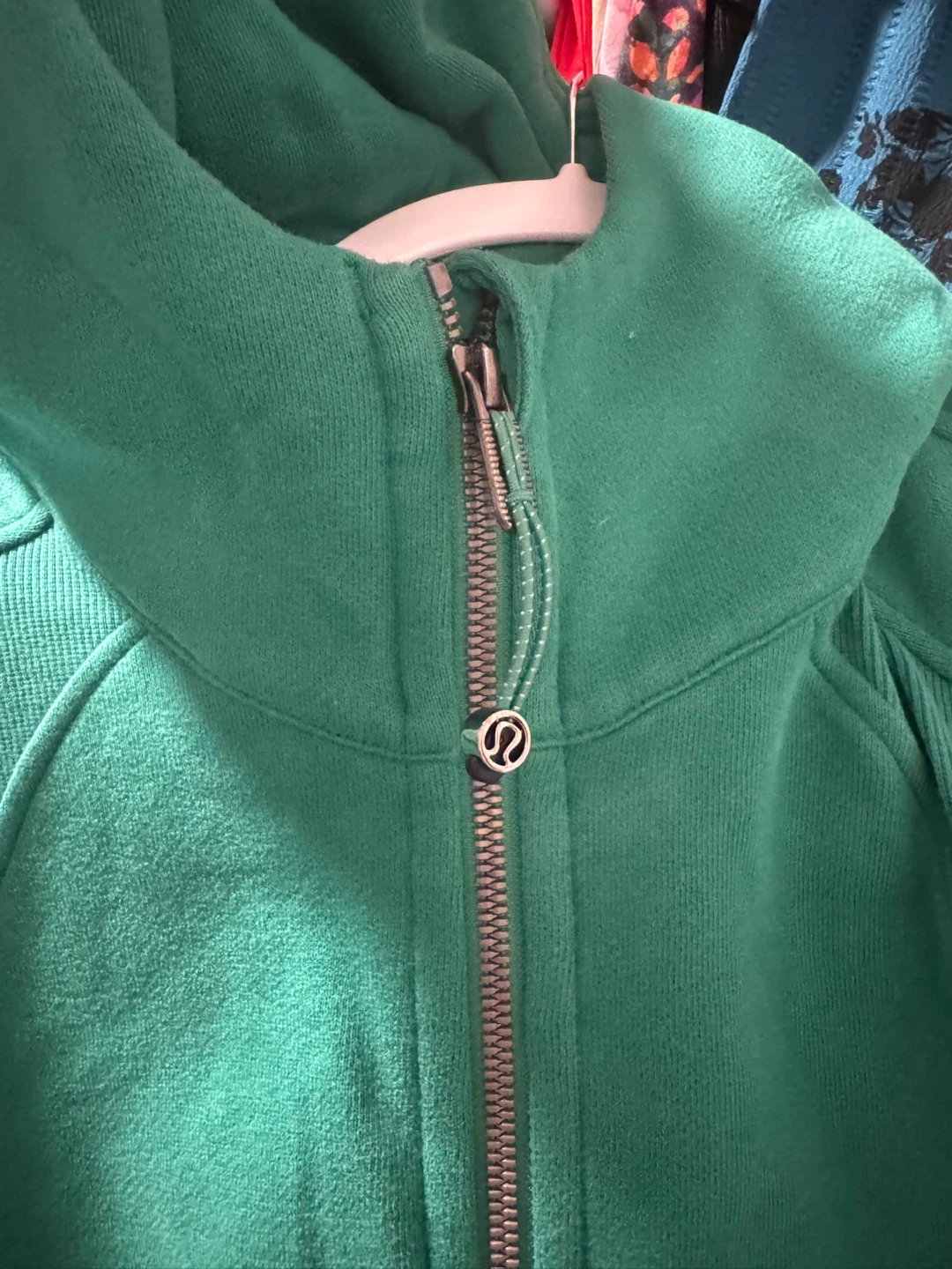 Lululemon Green Zip-Up Hoodie