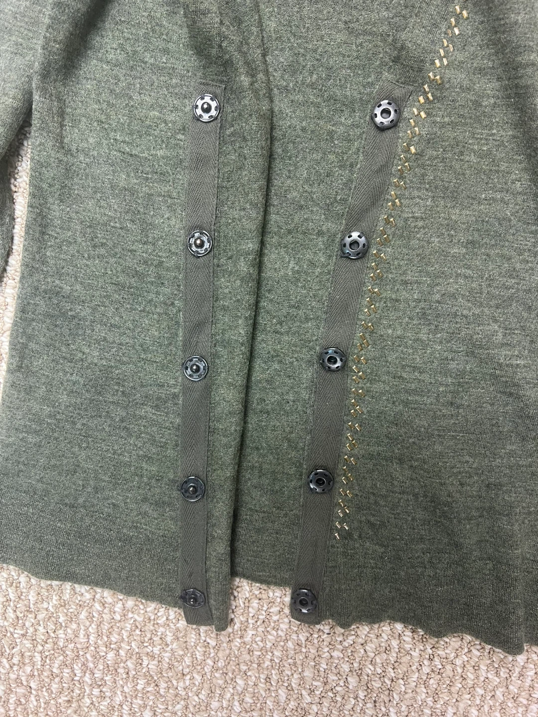 Eddie Bauer 100% Merino Wool Cardigan Sweater - photo 4