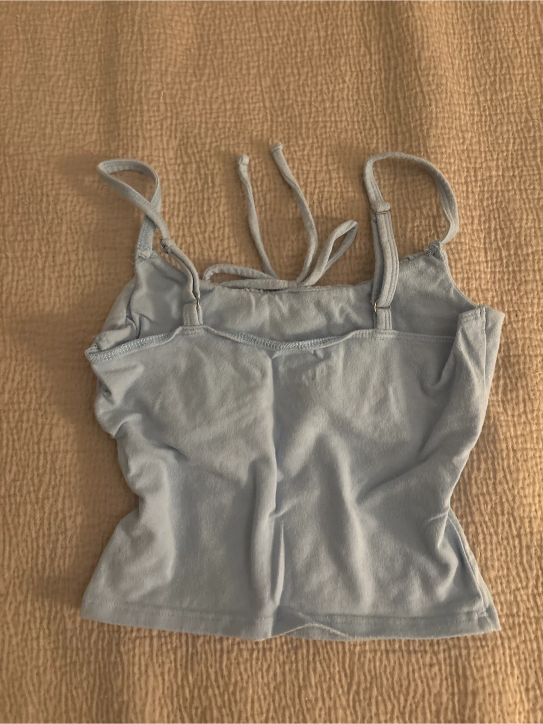 Hollister Baby Blue Ruched Camisole Top XS - photo 2