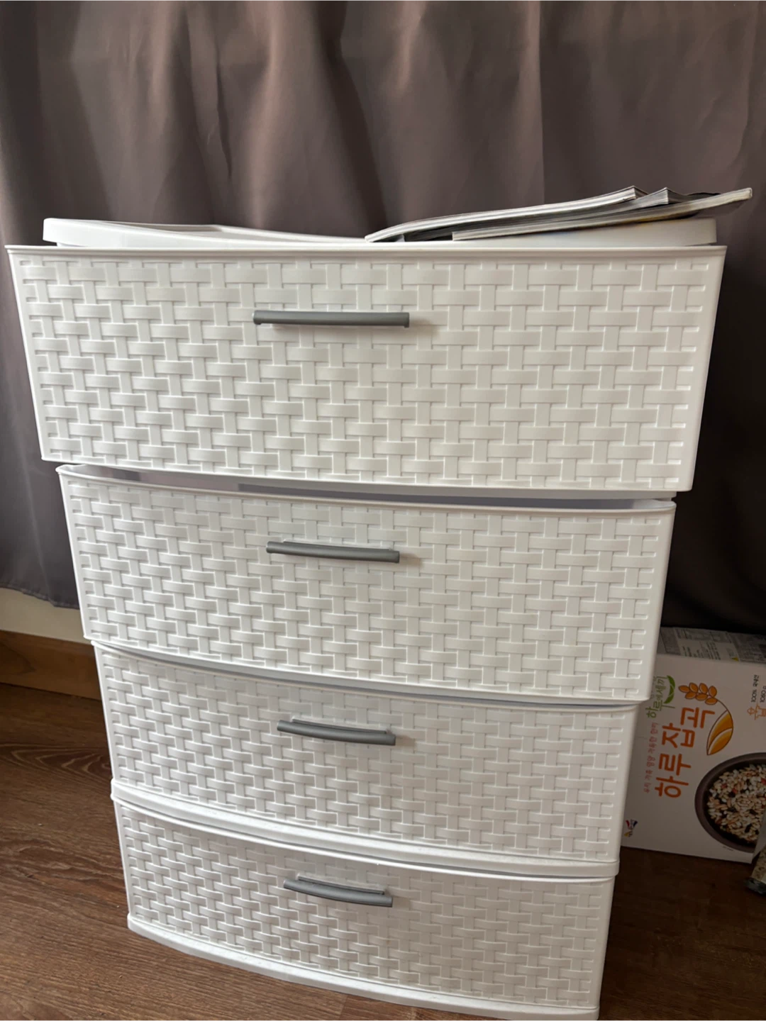 Sterilite White 4-Drawer Plastic Storage