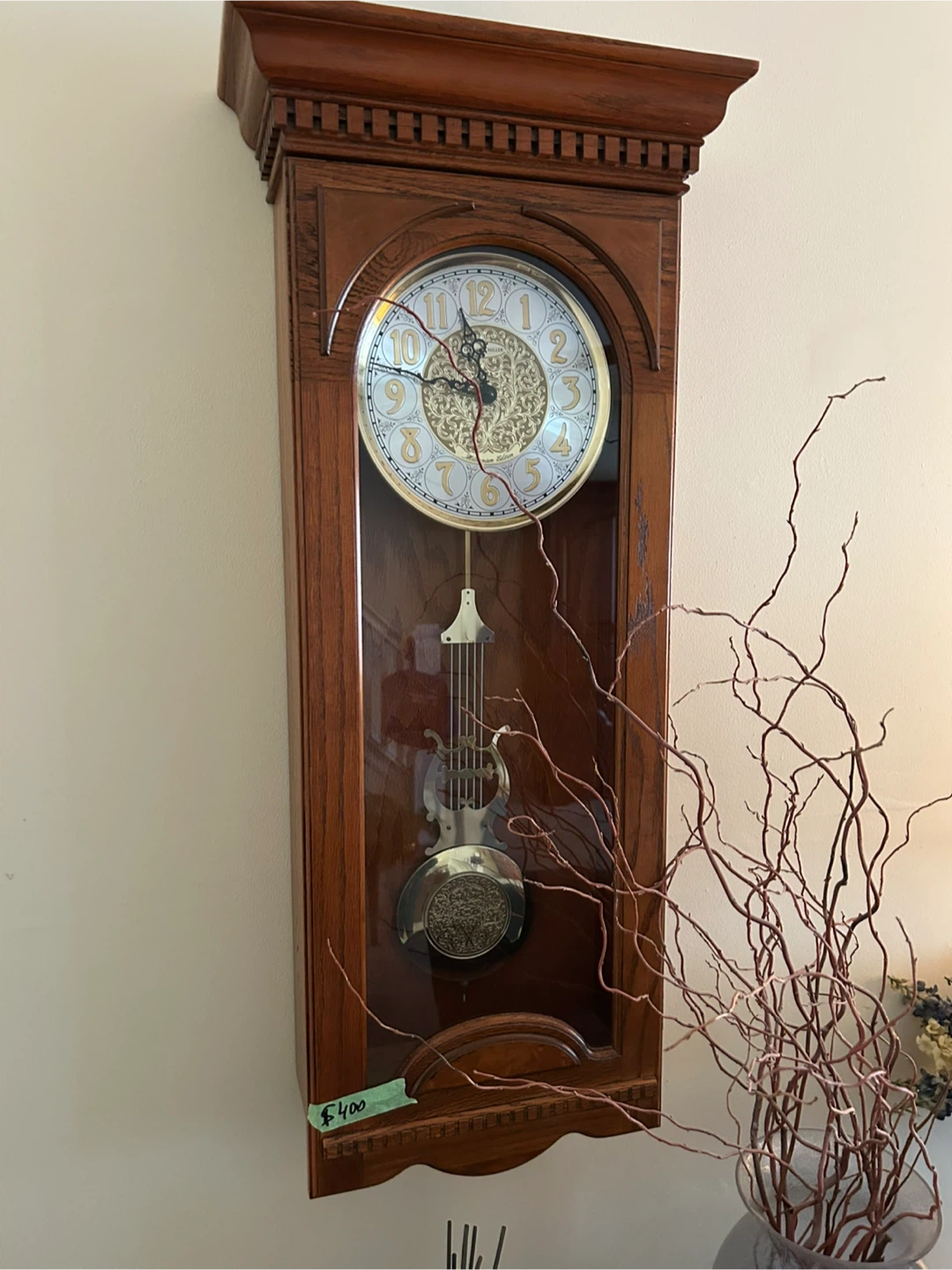Miller "Millennium Edition" Grandfather Wall  Clock