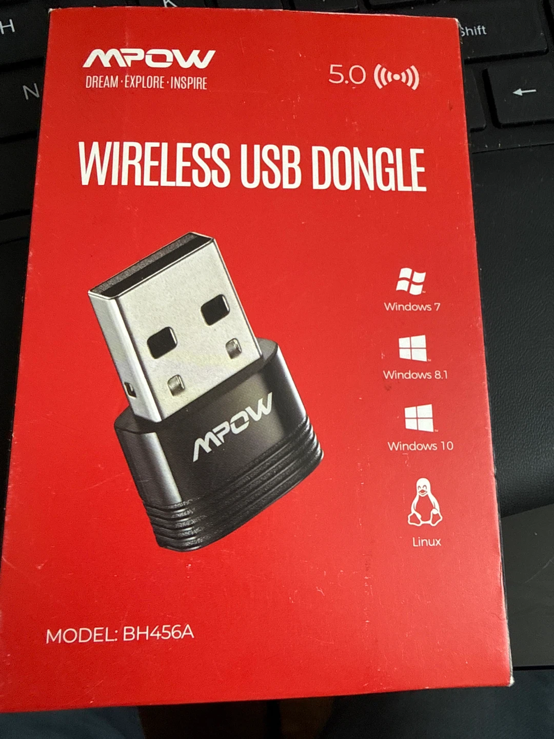 MPOW Wireless USB Dongle BH456A Bluetooth 5.0
