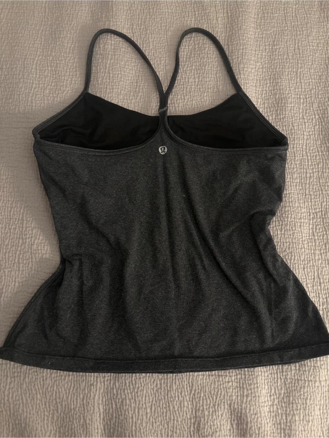 Lululemon Grey Racerback Tank Top - photo 2